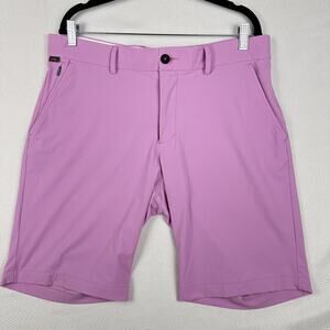 KJUS Shorts Mens 36 Purple Iver 10" Golf Chino Performance Quick Dry Athletic